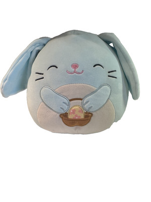 Squishmallow 14  Buttons the Bunny Easter Basket Plush NWT Kellytoy 2025