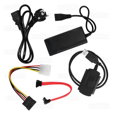 IDE SATA to USB 3.0 Adapter für 2.5/3.5 Zoll HDD/SSD Festplatten Netzteil