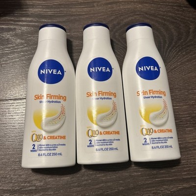 3PK NIVEA Skin Firming Sheer Hydration Body Lotion with Q10 & Creatine 8.4 oz