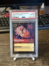 Wreck-It Ralph Demolition Dude Shimmering Skies Disney Lorcana FOIL PSA 10 POP 3