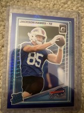 2025 Panini Donruss - Rated Rookie Jackson Hawes #357 Optic Preview Blue...