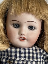 Reproduction Tête De Poupée Ancienne Jumeau - Porcelaine Bisque 13cm - France