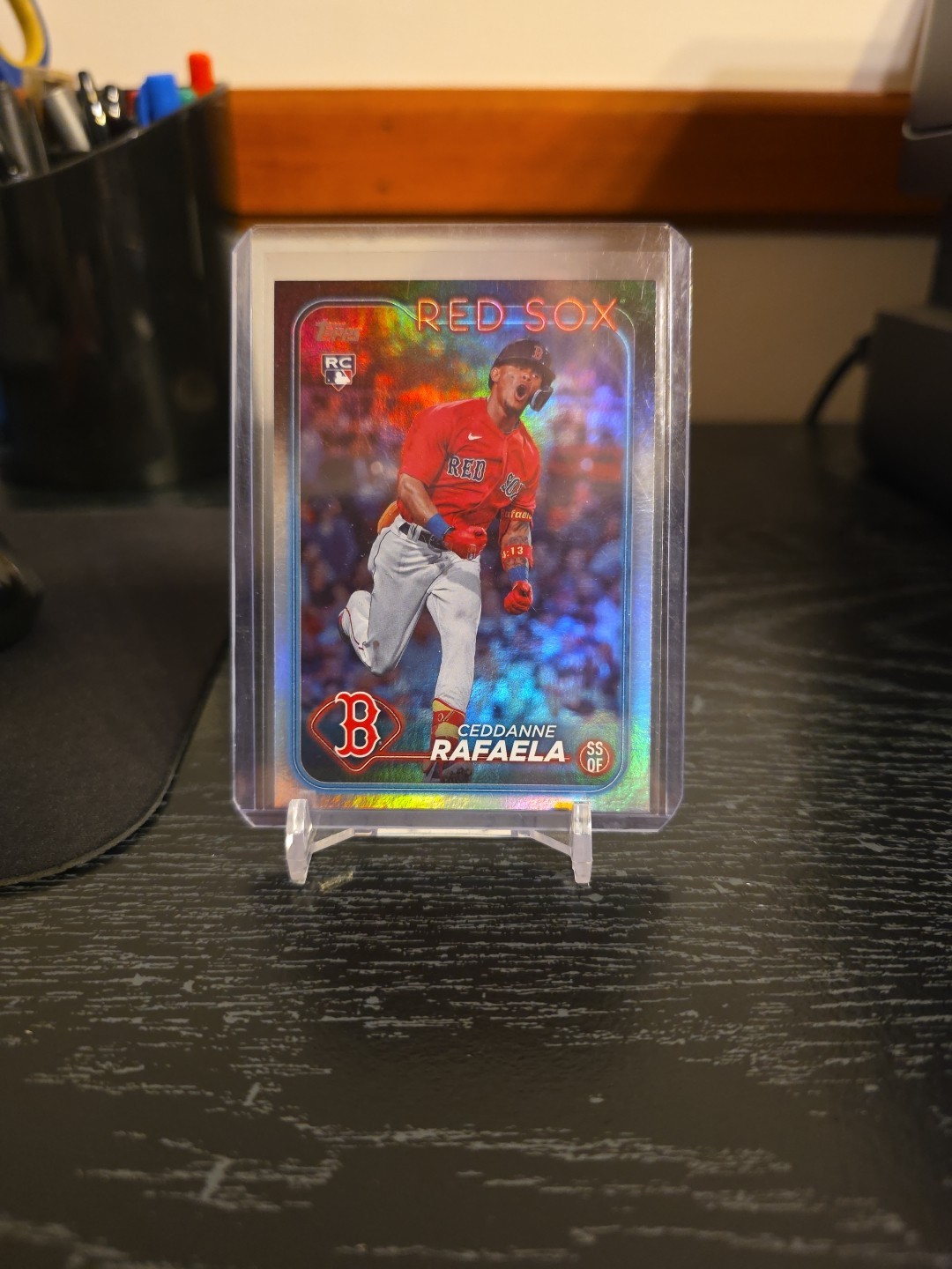 2024 Topps Series 1 - Ceddanne Rafaela #313 Rainbow Foil (RC)