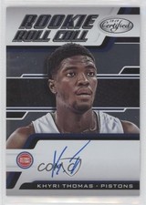2018-19 Certified Rookie Roll Call Khyri Thomas #RRC-KT Auto 10k8