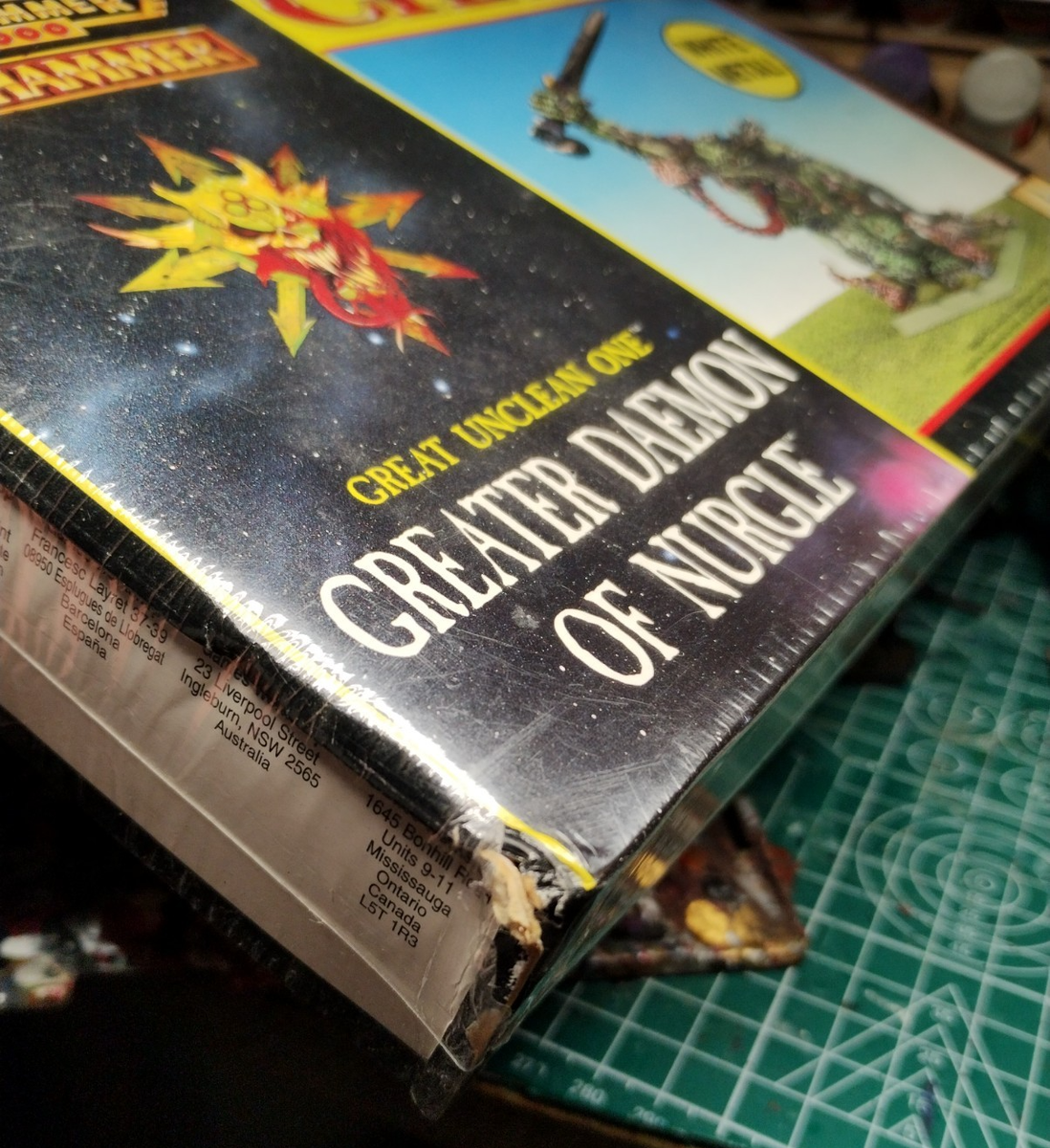 GREATER CHAOS DEMON METAL OOP GAMES WORKSHOP WARHAMMER G45