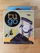 Tugo Luggage Drink Holder Hands Free Coffee Cup Carrier Roller Suitcase Nib