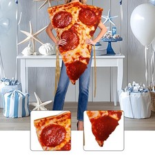 Disfraz de pizza de Halloween, traje unisex para juegos de rol, actuaciones y