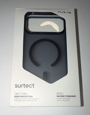 FLOLAB Surtect Tri-Fusion MagSafe Compatible Case iPhone 17 Series (Matte Black)