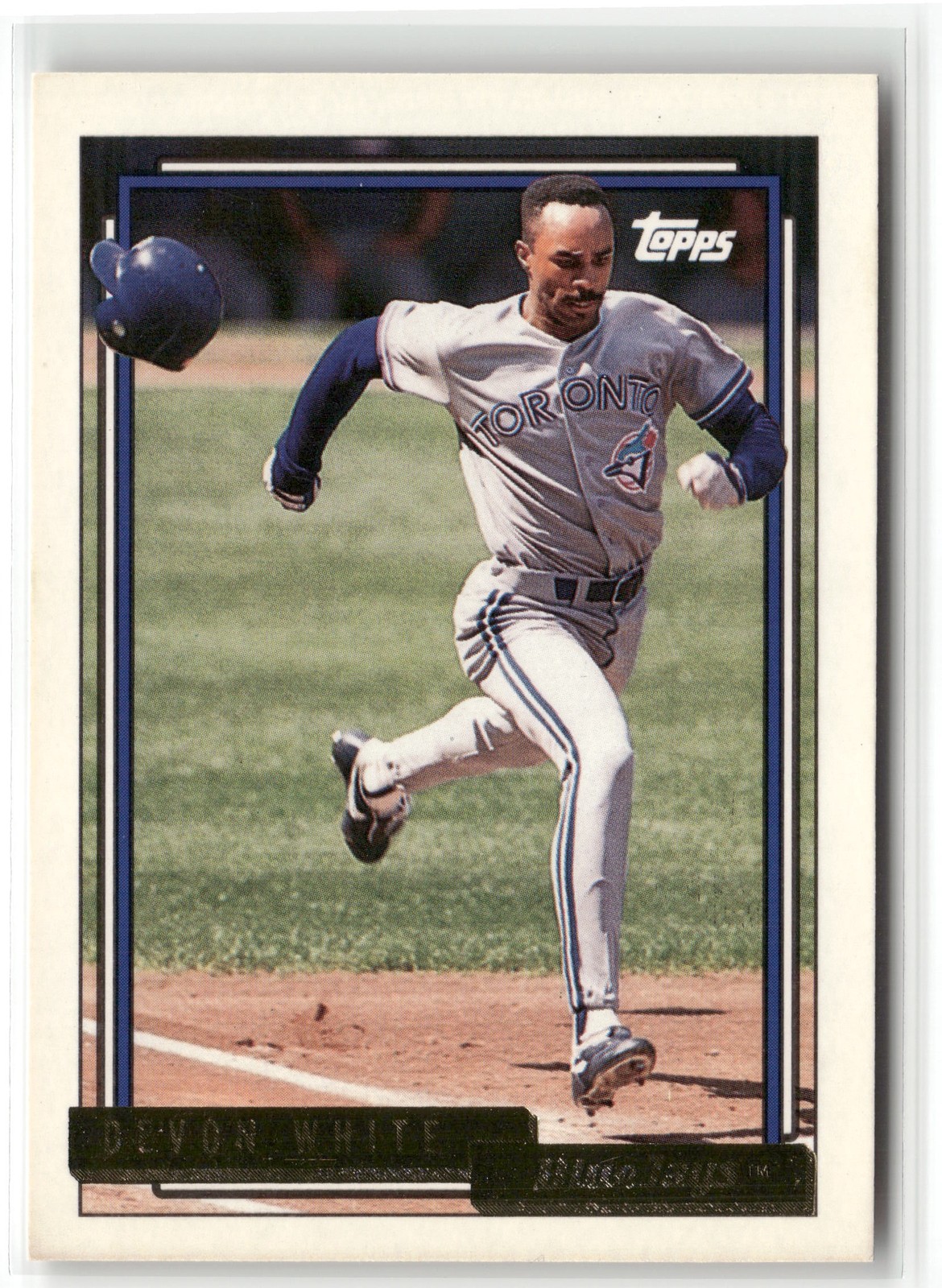 1992 Topps Devon White Gold Toronto Blue Jays #260 Baseball Card