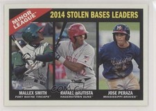 2015 Heritage Minor League Edition Rafael Bautista Jose Peraza Mallex Smith 0b0