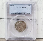 1926 Standing Liberty Quarter PCGS AU58 Key Date 25C GRADED COIN SILVER