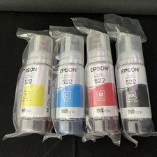 Epson 522 Ink Bottles 4-Pack for ET-2720, ET-2800, ET-2803, ET-4700, ET-4800