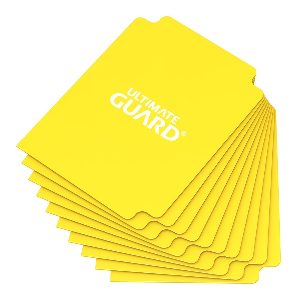 Ultimate Guard Card Dividers Standard Size Jaune Lot de 10 Accessoires Cartes
