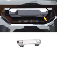 Tailgate Door Handle Bowl Decor Cover 1X For Toyota Tundra 2022-25 Chrome Silver