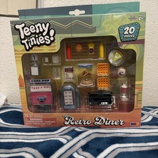 Teeny Tinies Teeny Retro Diner Mini Food Playset Dollhouse Miniatures