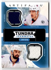 2016-17 Upper Deck Artifacts Tundra Teammates Duos Relics Nick Leddy/Anders Lee