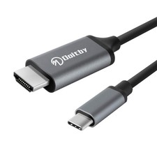 USB C to HDMI Cable 4K, USB Type C to HDMI Cable Adapter for iPhone 15/15 Pro...