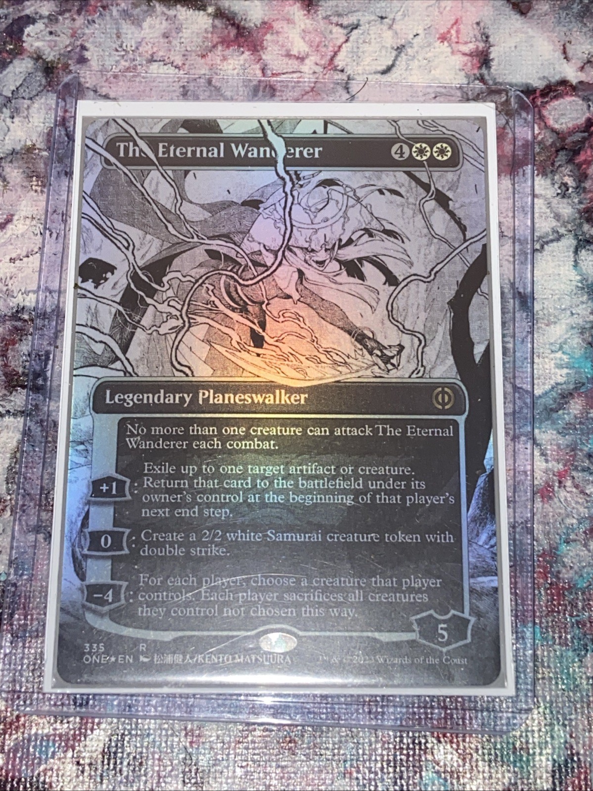 The Eternal Wanderer (FOIL) (Borderless) Magic the Gathering/MTG: NM/MINT