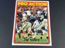 1972 TOPPS FOOTBALL #119 PRO ACTION HIGH GRADE NR MINT + BEAUTIFUL