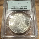1884 Morgan Dollar PCGS MS65 Silver $1 Coin Philadelphia Uncirculated KM#110