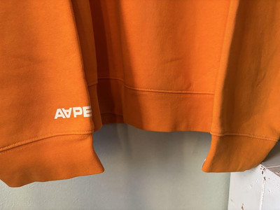 Aape A Bathing Ape Crew Neck Sweatshirt Orange XXL Orange