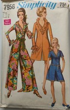 Simplicity Misses Pantdress Size 14 Bust 36 7956 Uncut