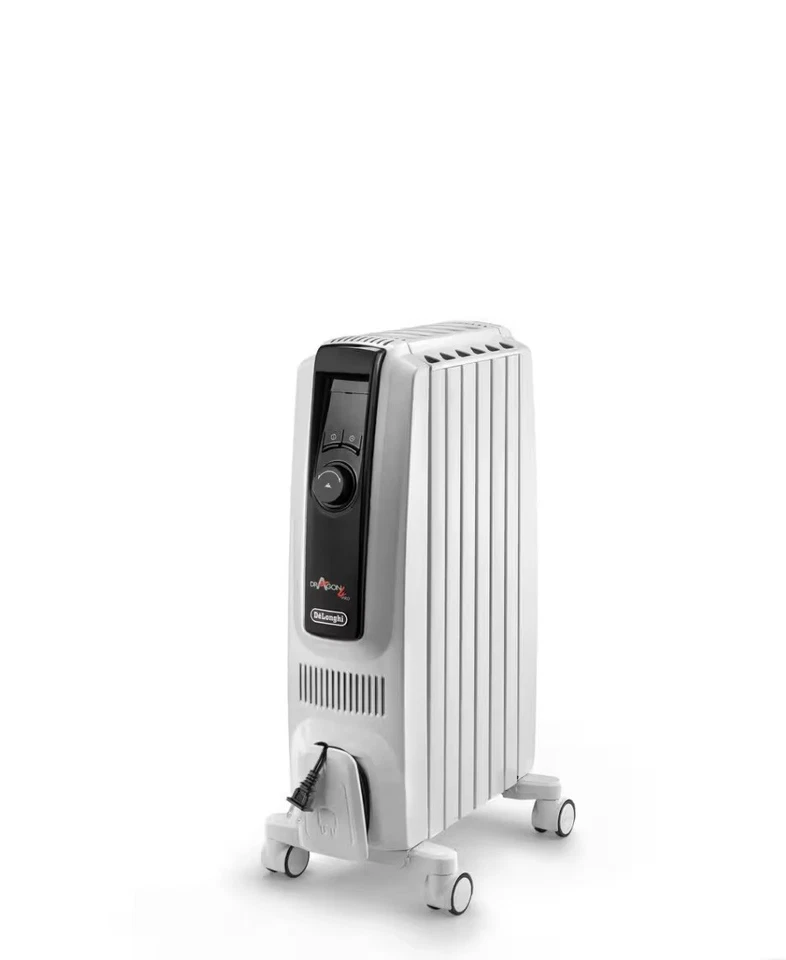 Radiador eléctrico lleno de aceite DeLonghi 1500W 5120 BTU - blanco (TRD50615E) Foto 2 de 4