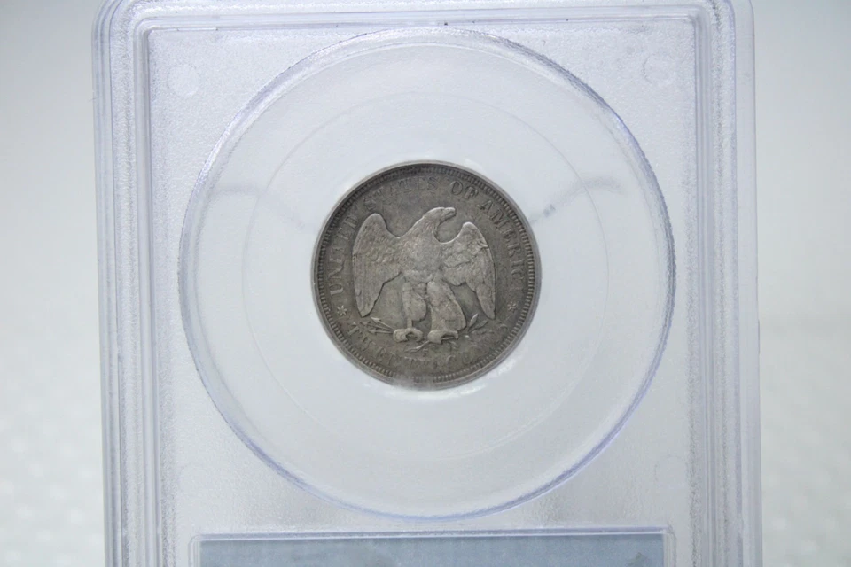 1875-S Seated Liberty Twenty Cent 20C PCGS XF45 #8626 - Image 4 of 4