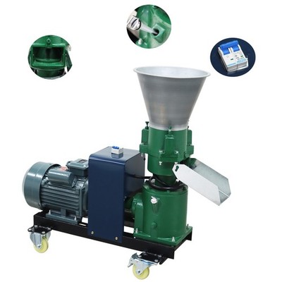 3mm Feed Pellet Mill Machine Chicken Duck Farm Feed Pelletizer 220V 6hp 150KG/H