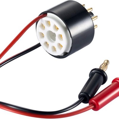 Vacuum Tube Amp Amplifier Plate Bias Current Probe Tester 8 Pin Socket for EL34,