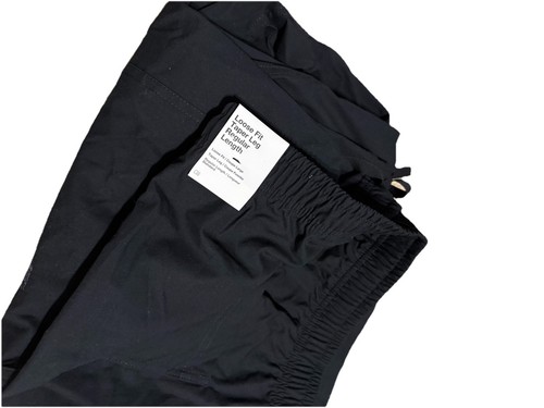 Nike Club Barcelona Cotton Woven Pants NWT Sz XL Loose Fit Black Swoosh Mens - Picture 6 of 14