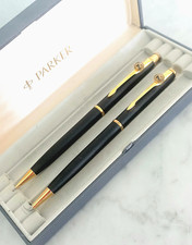 Parker Insignia set penna a sfera e penna per mina matita nere e oro In scatola