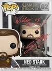 🔥Funko Pop! Game Of Thrones: Ned Stark #02 Signed By Sean Bean w/Quote & COA!🔥