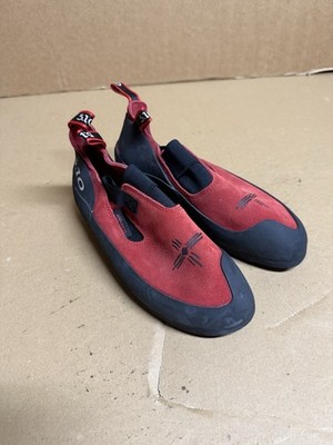 Five Ten 5.10 Anasazi VCS Rock Climbing Shoes Black/Red Size Mens US8, UK 7.5!!!