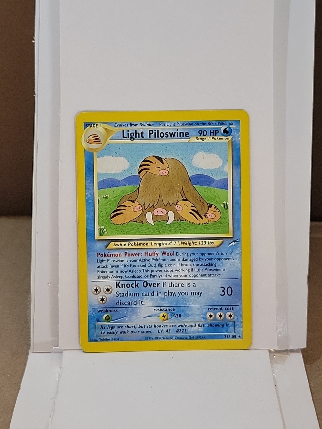 Light Piloswine 26/105 Neo Destiny Regular