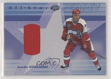 2001 ITG Be A Player Memorabilia All-Star Jersey /98 Sandis Ozolinsh #ASJ-19 7ez