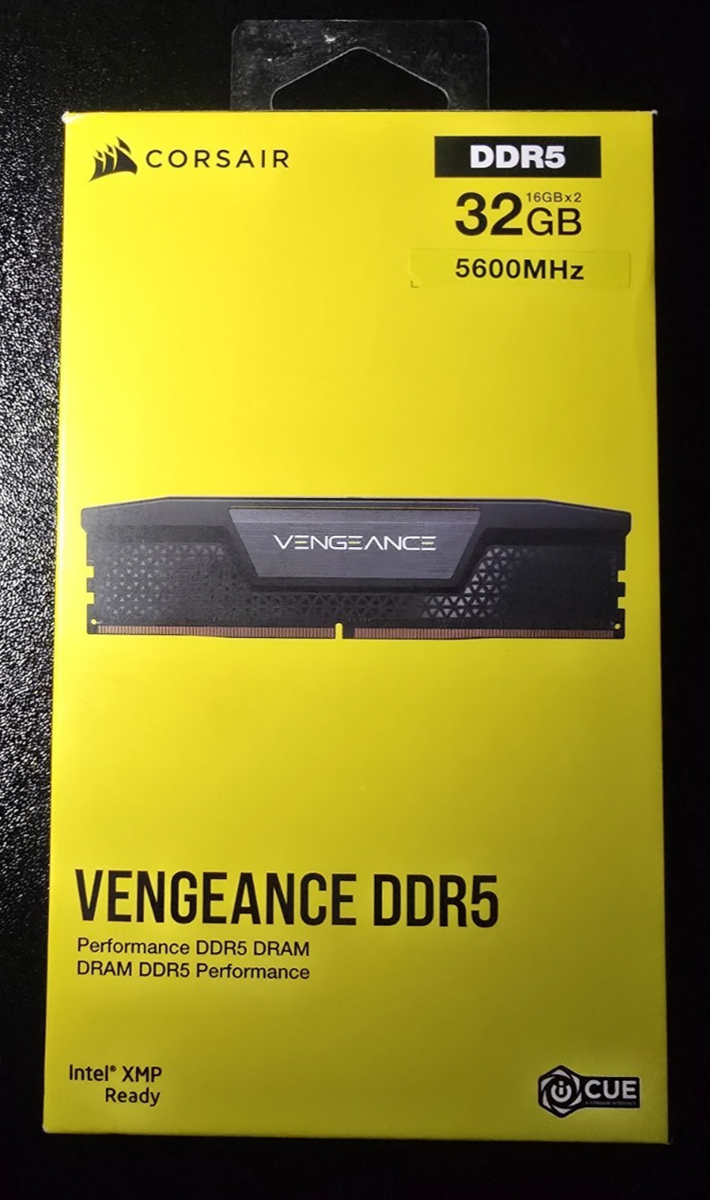Corsair Vengeance DDR5 32GB (2x16GB) 5600MHz | Open Box Never Used