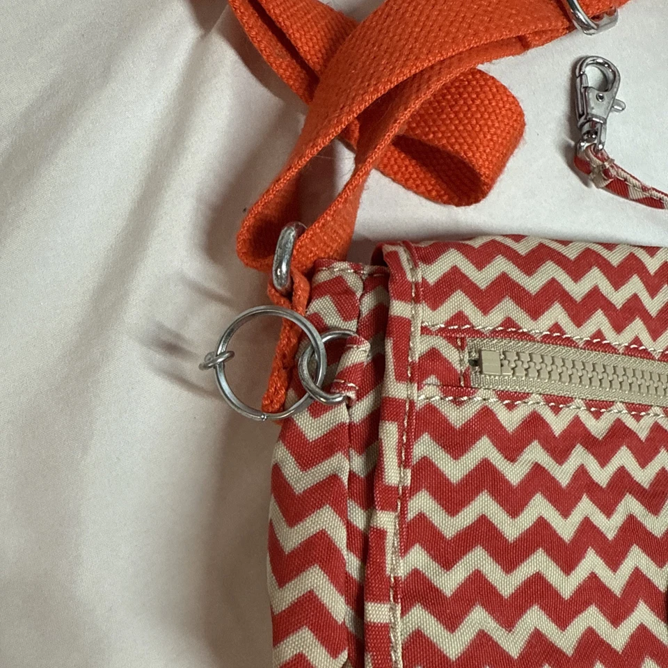 Kipling AC7513 Sabian Crossbody Mini Shoulder Bag Nylon Pewter No Monkey EUC - Image 3 of 4