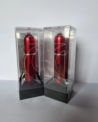 Travalo Parfumzerstäuber Rot Classic Reiseduft 2 Zerstäuber 