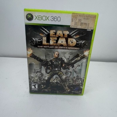 Eat Lead: The Return Of Matt Hazard (Microsoft Xbox 360, 2009) Complete W Manual