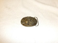 Vintage Case 9100 Series 4WD Tractor Brass Belt Buckle 1987 Limited Edition