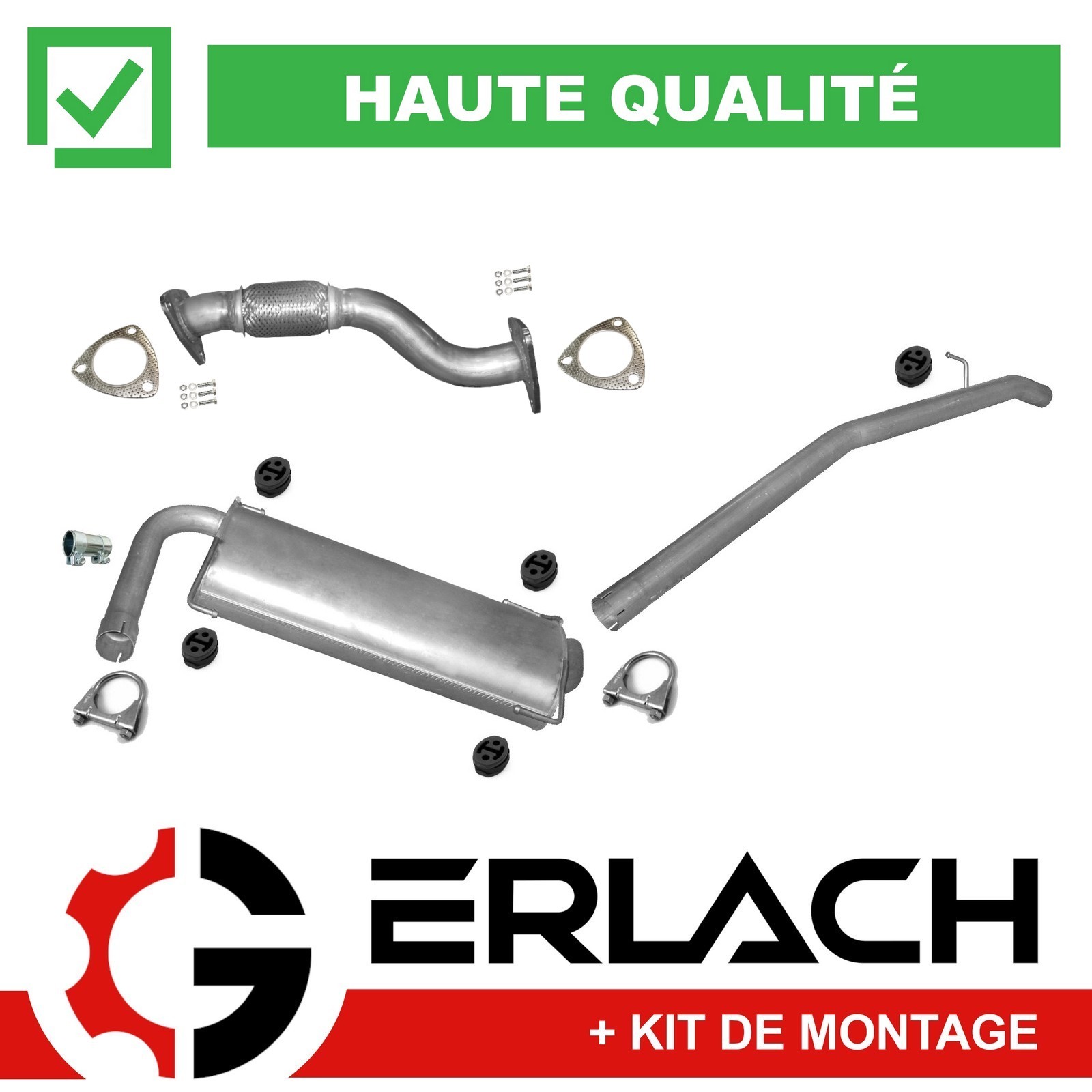 Echappement silencieux arrière 10642 pour Citroën Jumper et Fiat Ducato 3.0 MultiJet