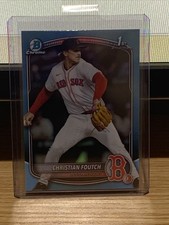 2025 Bowman Draft - Christian Foutch #BDC-127 1st Bowman Sky Blue Refractor