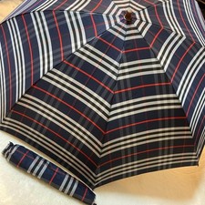 Burberry Check Navy Folding Umbrella