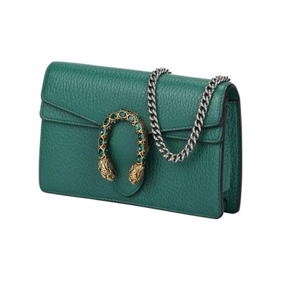 Gucci Dionysus Tiger Head Buckle Crossbody Bag Ultra Mini Women's