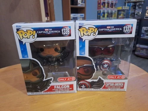 Funko Pop! Vinyl: Marvel Captain America Lot Of 2 #1337 And #1339