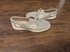 Sperry Top-Sider 920736 Rosefish 3 Eye Boat Shoe Women's 8M Gray Pink