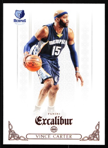 2014 Panini Excalibur Vince Carter [Gold] #93 card