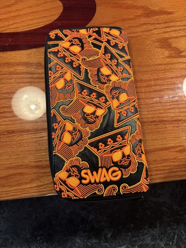 SWAG Stacked King Poker Orange Zipper Pouch - glove caddy - Golf Accessories