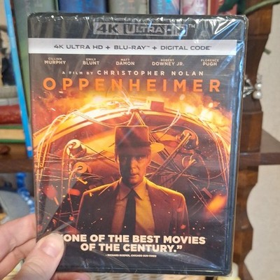 Universal Studios Oppenheimer 4K Ultra HD Blu-ray Christopher Nolan Drama NTSC